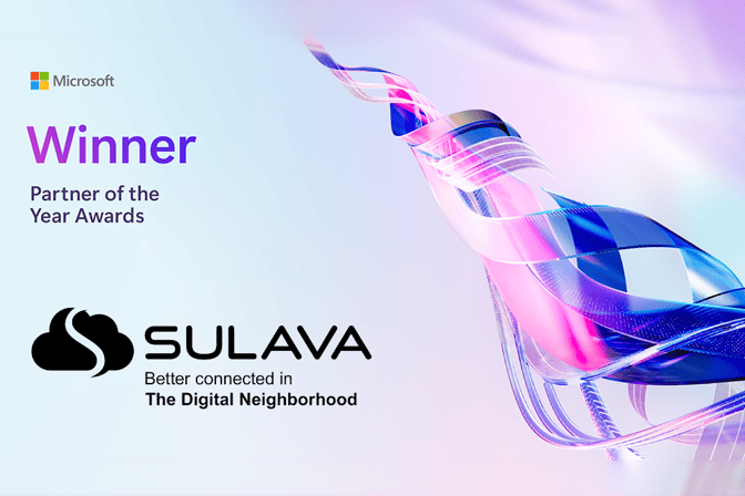 2025-11-14 -- Microsoft benoemt Sulava tot Global Partner of the Year voor Copilot en AI Agents