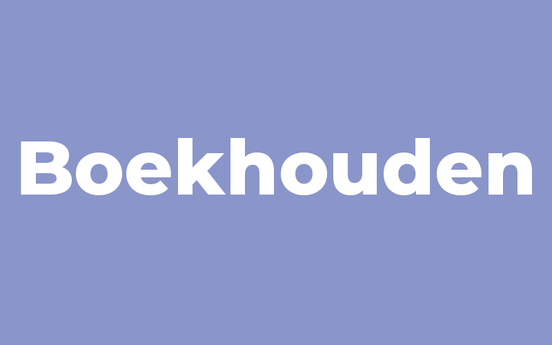 Boekhouden