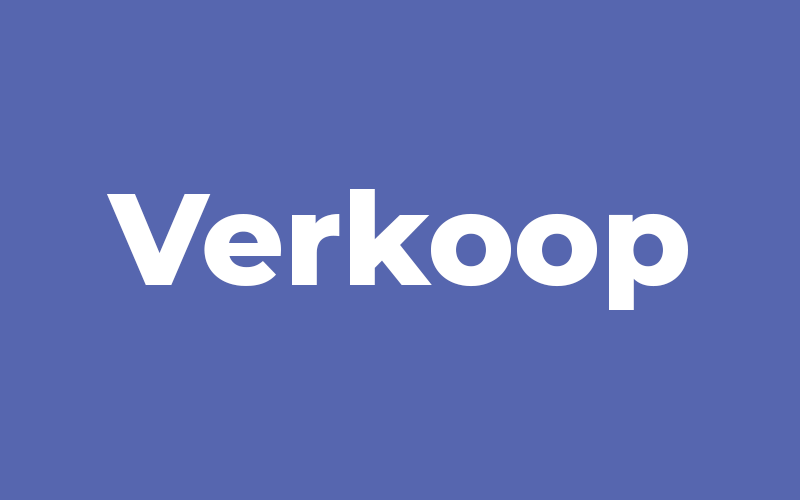 Verkoop