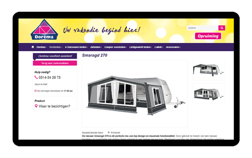 Website met Smaragd 270