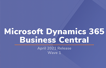 Business Central: Release 2021 - Wave 1